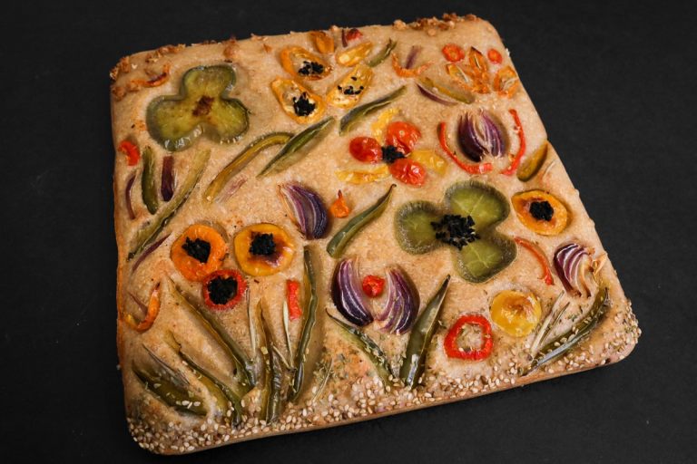 Blumen-Focaccia