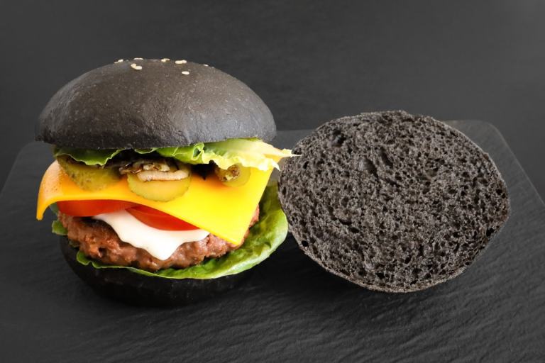 Schwarze Burger Buns