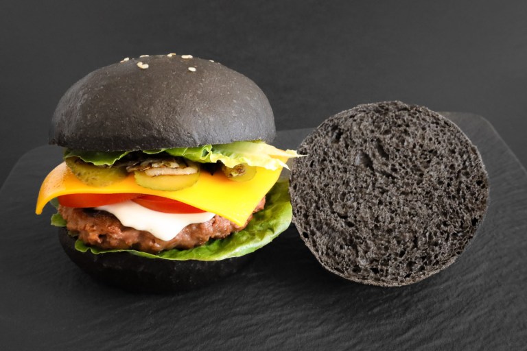 Schwarze Burger Buns