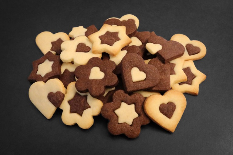 Schwarz-Weiß-Plätzchen