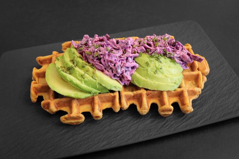 Süßkartoffelwaffeln